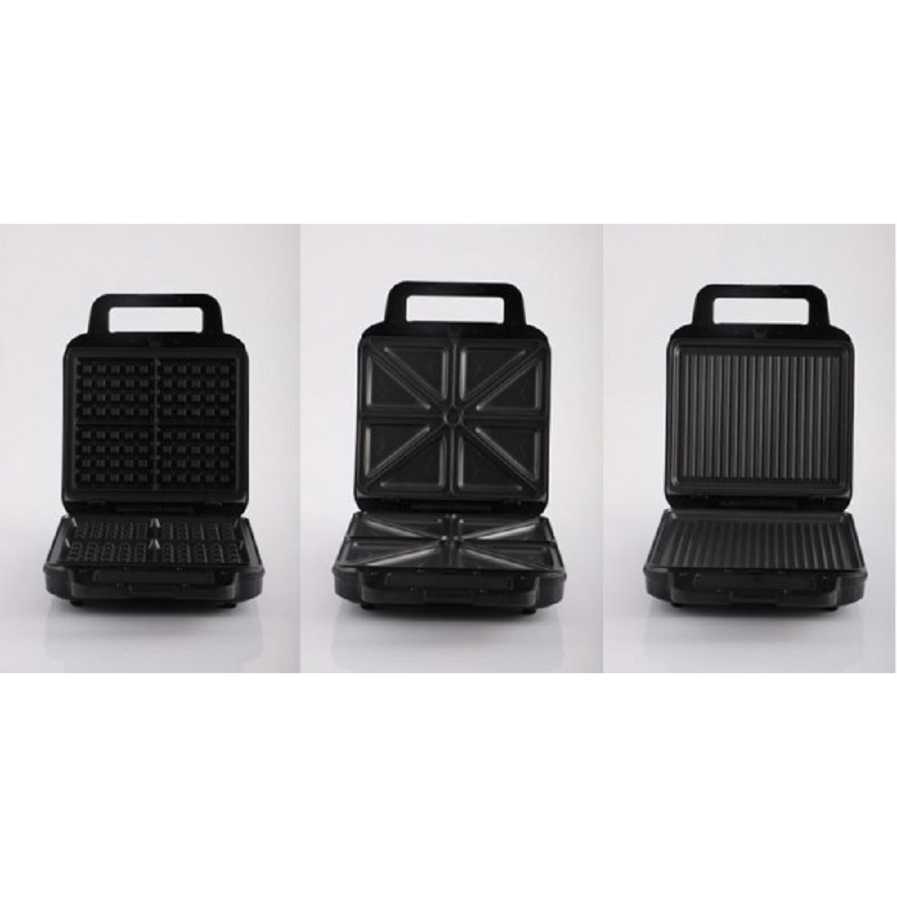 Kẹp nướng điện Sandwich 3in1 Tiross TS9656 - Bảo hành chính hãng