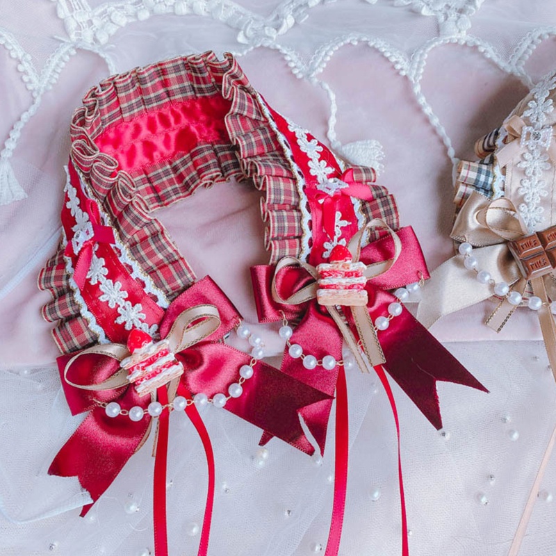 Băng Đô Ren Hoa Nhiều Màu Sắc Phong Cách Lolita