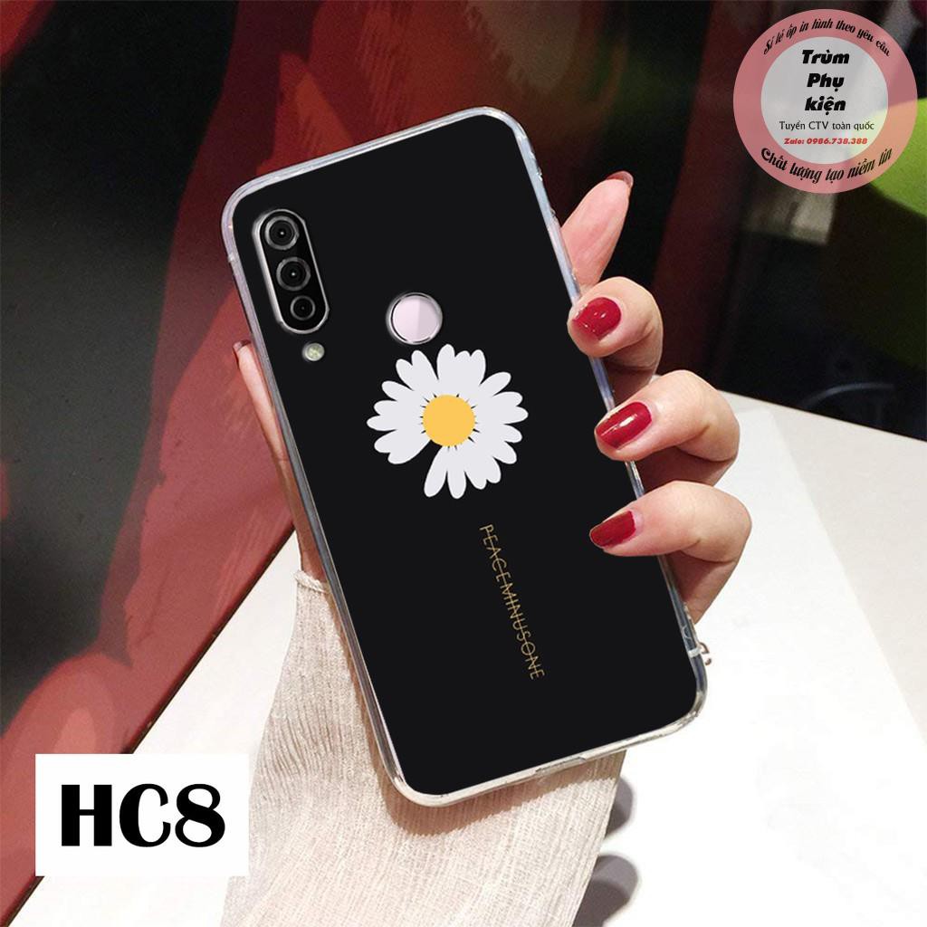 Ốp  dành cho Vsmart Joy 3 / Joy 4 dẻo trong Just do it Peaceminusone tách nền Hoa cúc