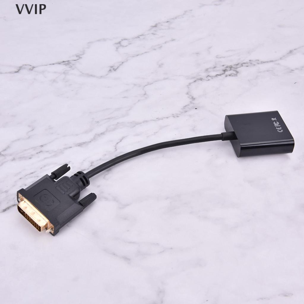 Cáp Chuyển Đổi Full Hd 1080p Dvi-D Dvi Sang Vga 25pin Sang 15pin