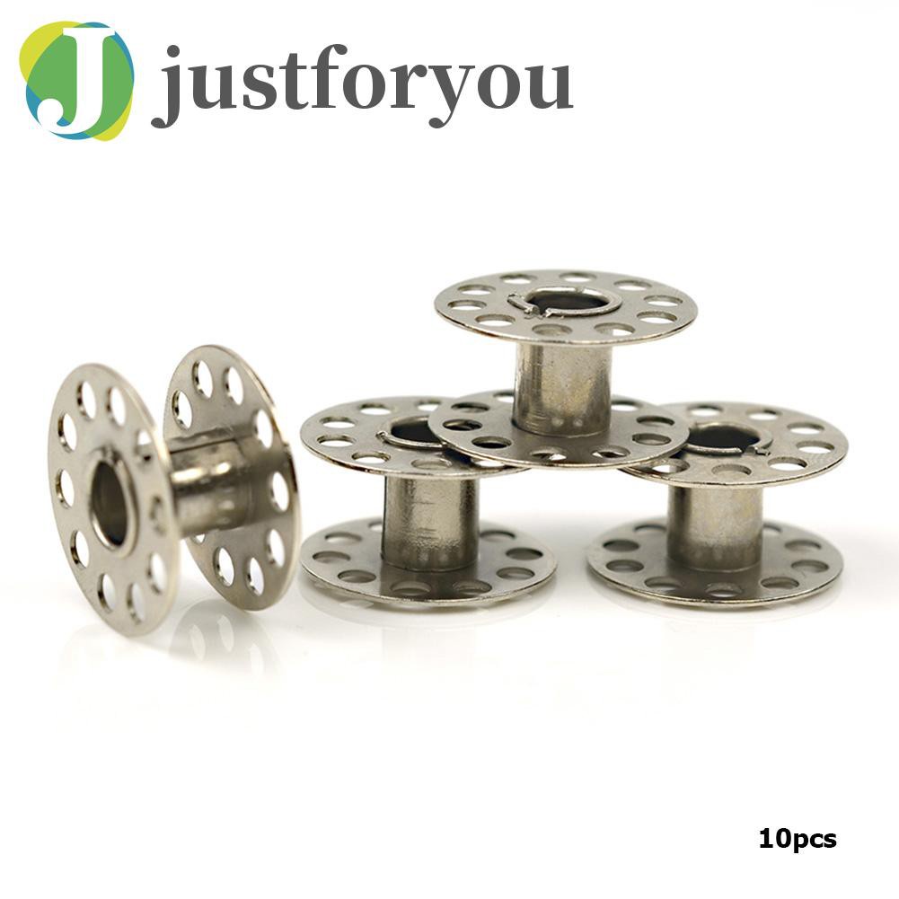 Justforyou2 10pcs Universal Shuttle Core Bobbins Home Sewing Machine Stitching Parts