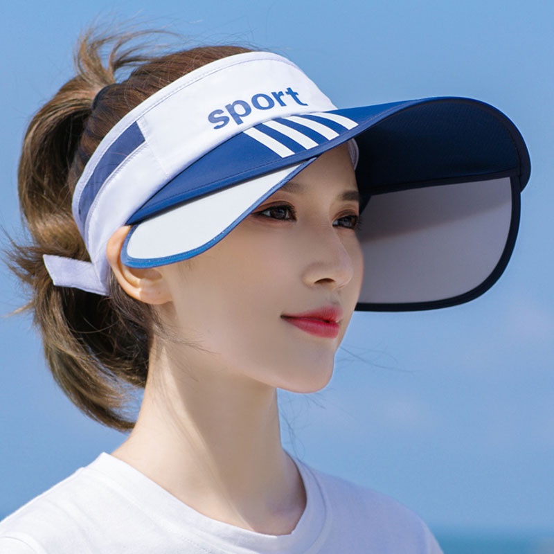Mũ chống nắng nửa đầu dành cho nữ phong cách Hàn Quốc màu Xanh Vàng - Nón nữ thời trang đẹp 2022