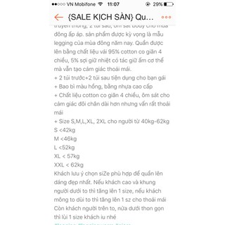 Quần Legging 4 Túi Chất Dày Dặn