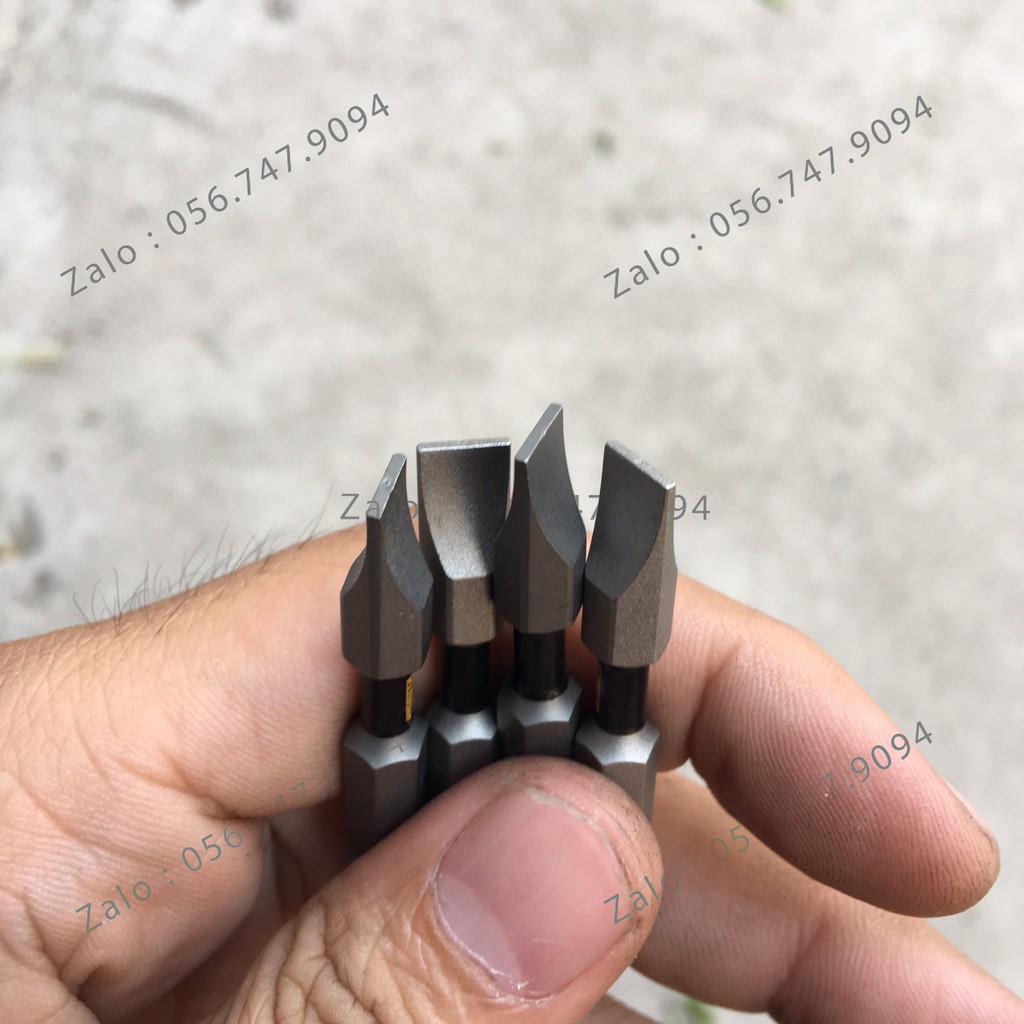 Mũi Vít Dẹp DEWAT SL6 50mm