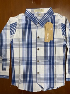 Áo sơ mi sọc caro, size 1-8 (8-26kg)