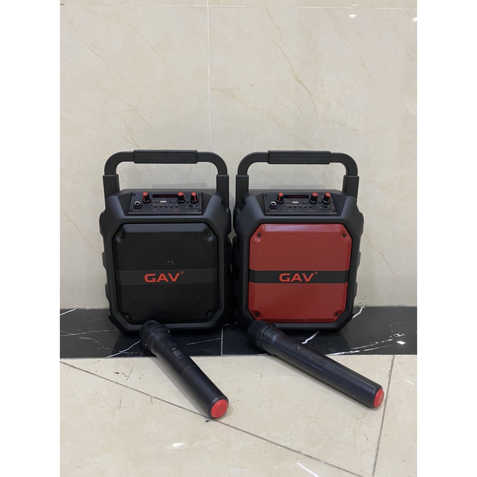 Loa karaoke K5 GAV co 1 Míc có dây 6 inch 5  bán chạy năm 2022