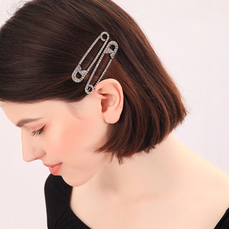 Kẹp Giấy Kim Loại Hình Chú Ếch Đính Đá Lấp Lánh Kiểu Hàn Quốc Cho Nữ