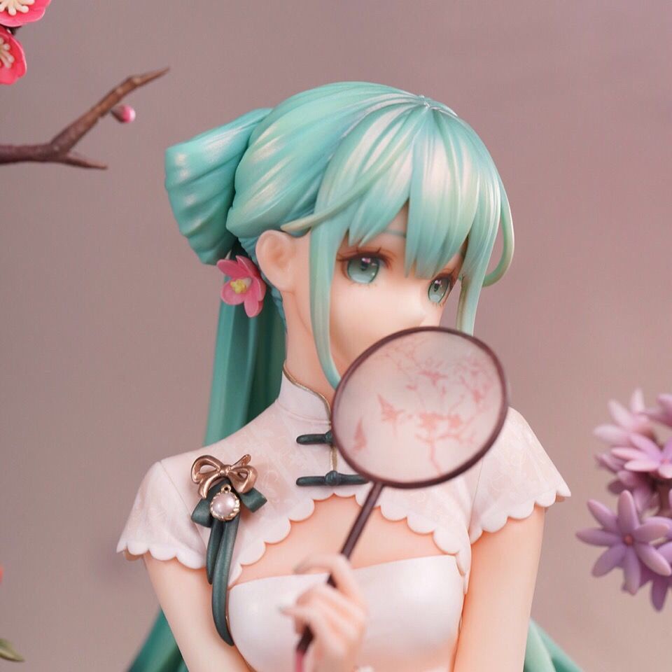 Phiên bản Trung Quốc của Hatsune Miku Shaohua Cheongsam 1/7 mô hình làm bằng tay món quà trang trí mô hình quà tặng