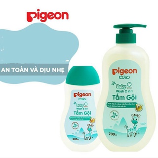Sữa tắm gội Pigeone 2in1 700ml