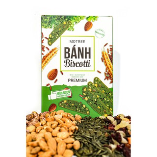 Bánh Biscotti nguyên cám Ăn Kiêng nguyên cám Motree