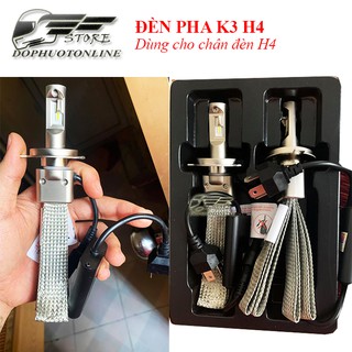 Đèn Pha Led K3 Chân H4 Siêu Sáng 6000K <DPOL>
