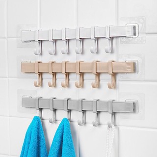 Thanh Móc Treo Quân Áo Dán Tường Nhàn tăm, Nhà bêp, Tủ quần áo không cần khoan tường