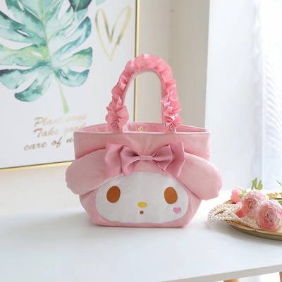 Ag Sanrio mymelody Kuromi Cinnamon Melody Pompom Purin Lotso Cầm Lá Sen Dễ Thương Cho Bé Gái
