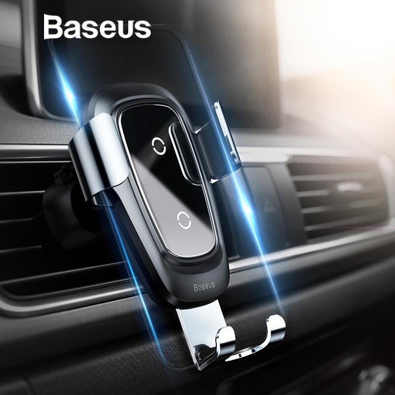 Giá Đỡ Baseus Tích Hợp Sạc Không Dây Cho Điện Thoại Trên Xe Hơi_TOPBUY24HMall