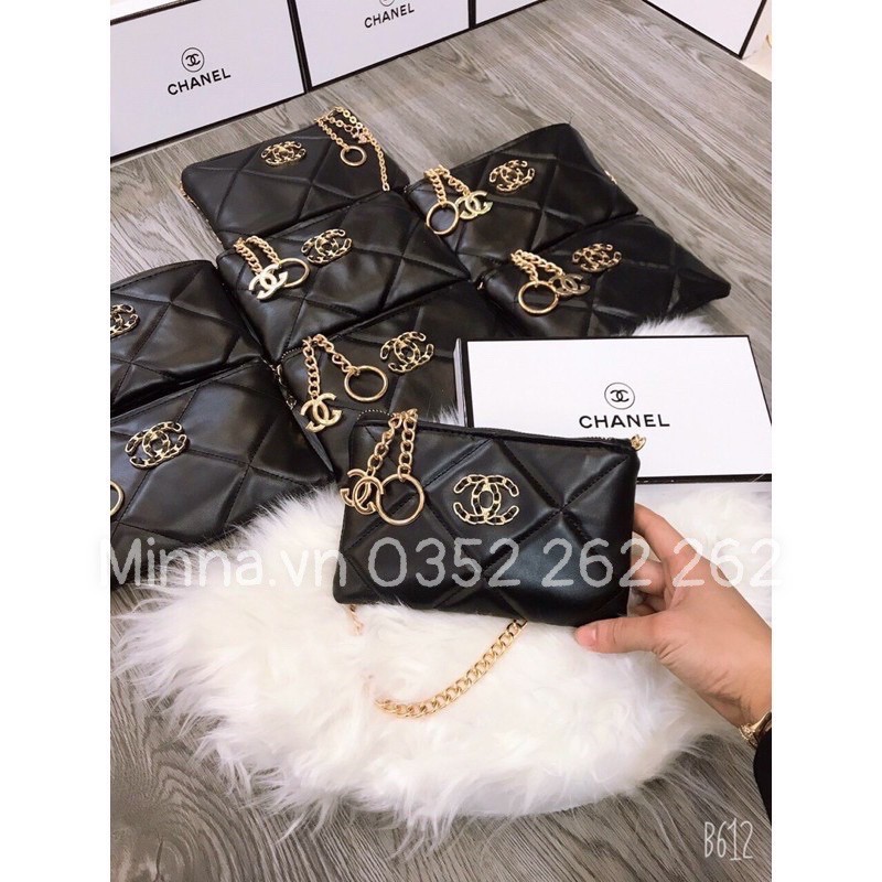 [Mã FAMAYWA2 giảm 10k đơn từ 50k] Ví Chữ X Da Mềm Có Dây Xích Kẹp Nách | BigBuy360 - bigbuy360.vn