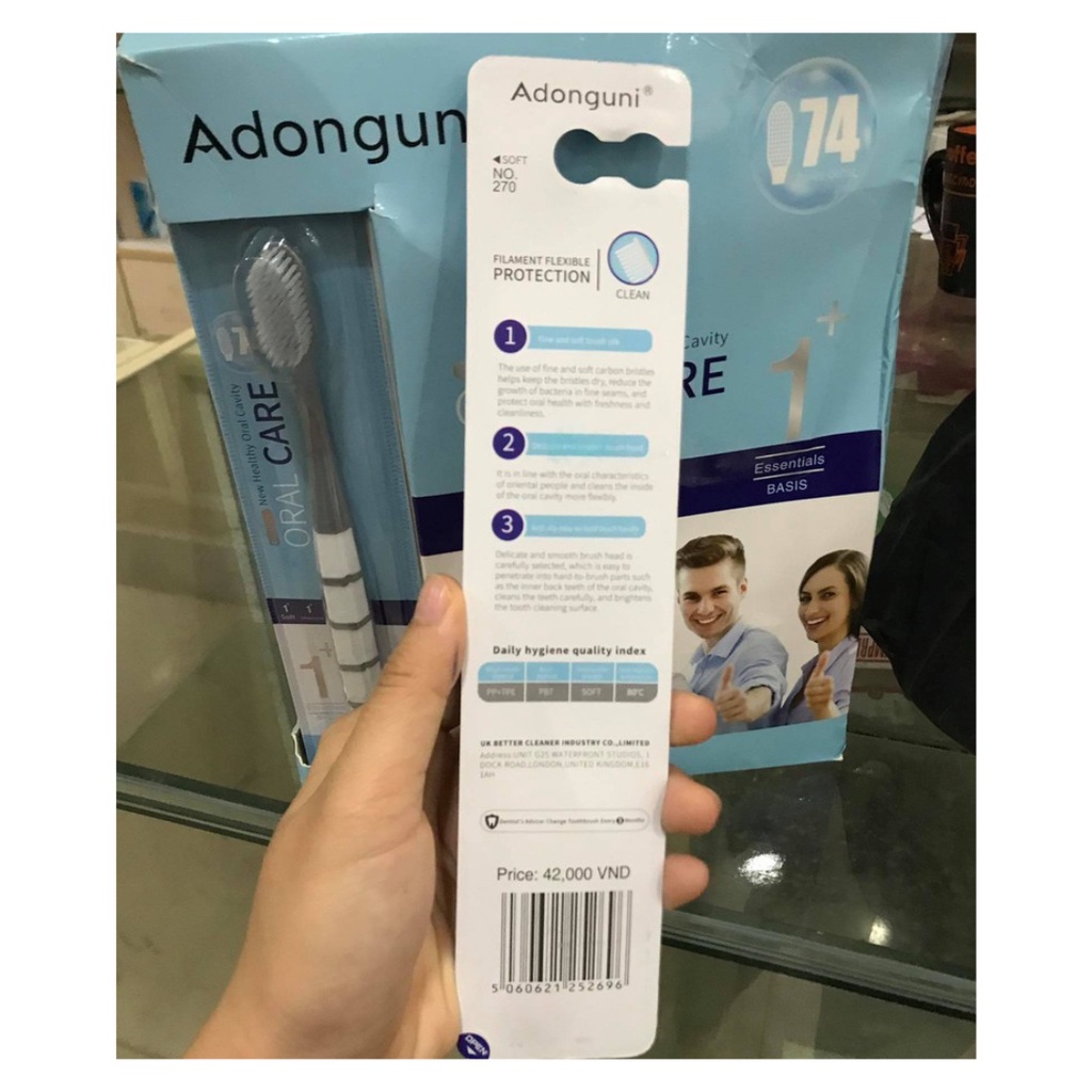 Bàn Chải Adonguni Lông Mềm Chuẩn Anh Quốc 270