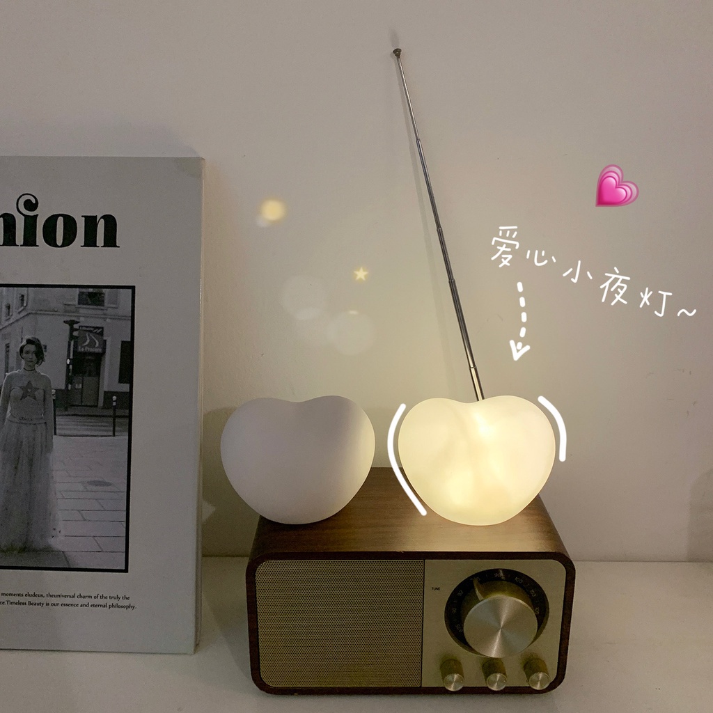 Tình yêu đèn ngủ trang trí máy tính để bàn đèn trang trí đầu giường