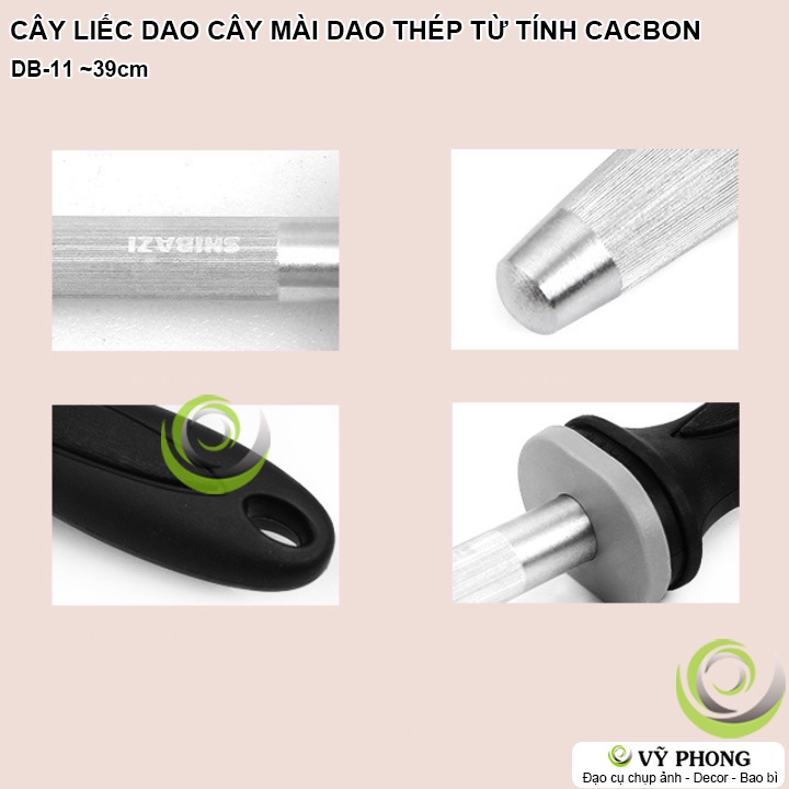 CÂY LIẾC DAO CÂY MÀI DAO THẬP BÁT TỬ THÉP CACBON TỪ TÍNH THẬP BÁT TỬ CHUYÊN CHO BẾP TRƯỞNG BẾP CHUYÊN NGHIỆP DB-11