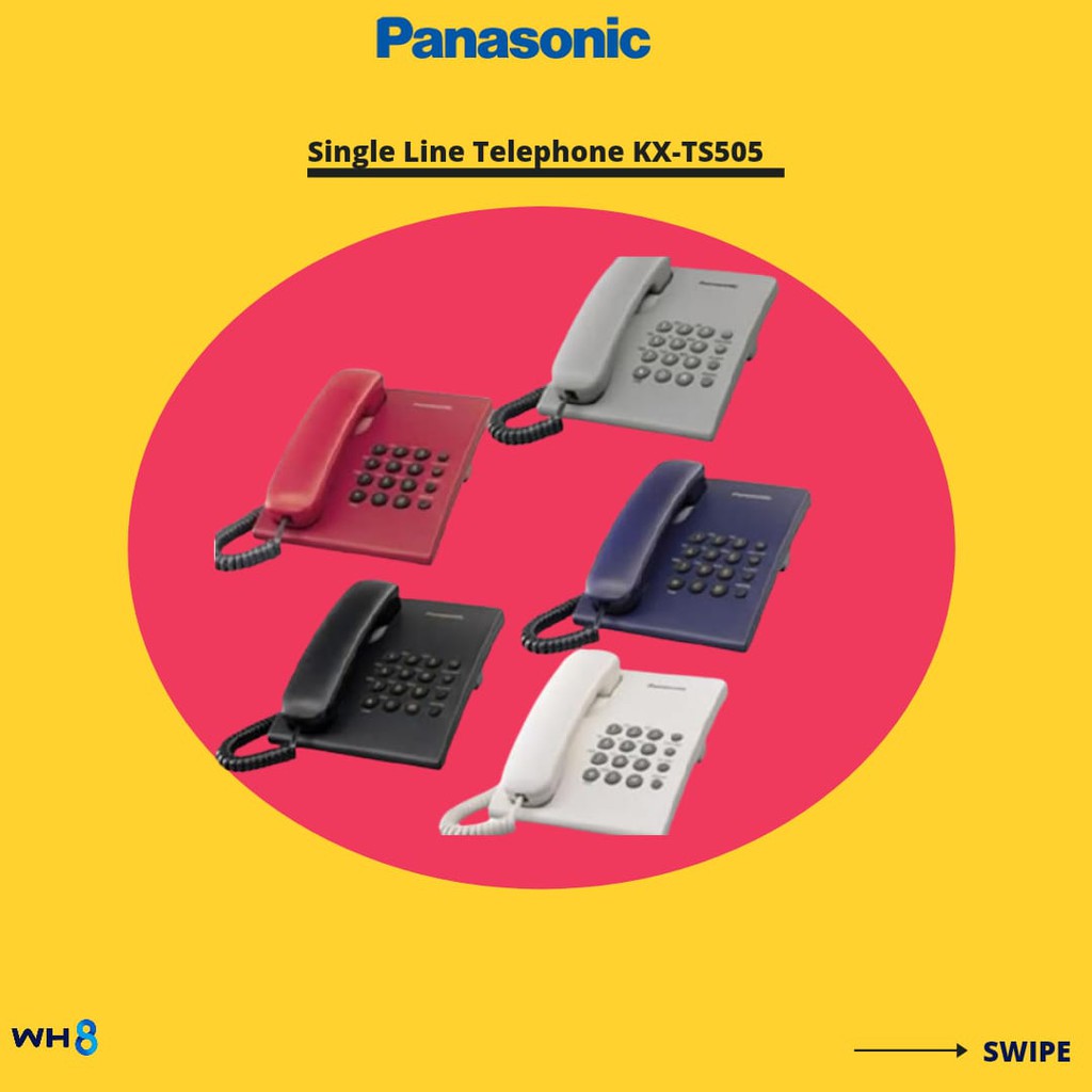 Điện Thoại Kx-ts505 Có Dây Analog Cho Mọi Loại Pabx Panasonic