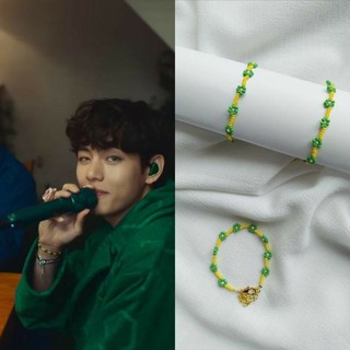 Vòng tay hoa xanh Taehyung