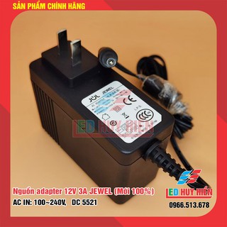 Nguồn 12v 3a (36W) JEWEL chính hãng (Nguồn nhựa 12v3A 36W JEWEL chất lượng)