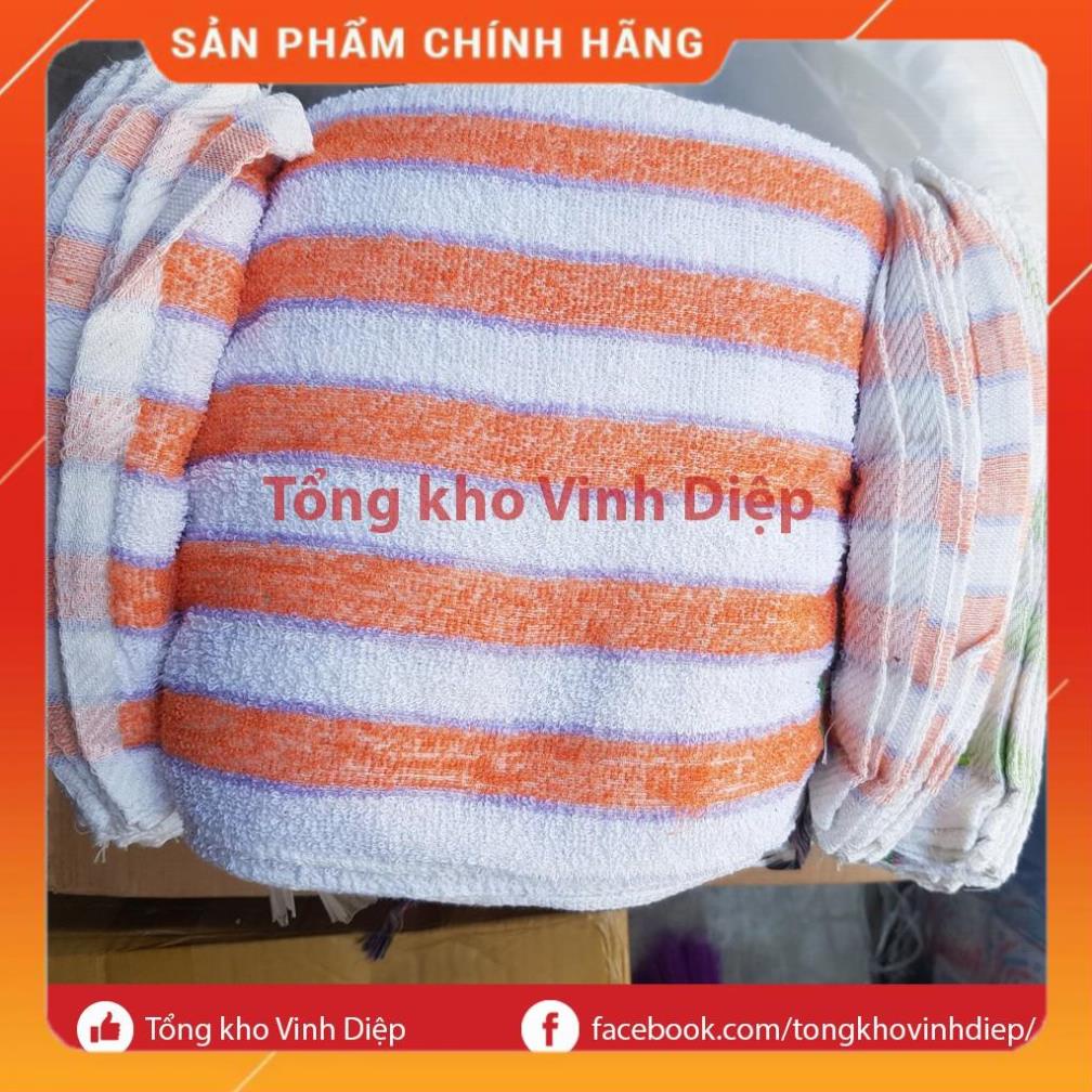 01 chiếc khăn mặt, khăn lau vải họa tiết kẻ, nhiều màu khổ to 35x38cm - Hàng đẹp