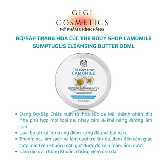 Sáp tẩy trang the body shop camomile sumptuous cleansing butter 90gr