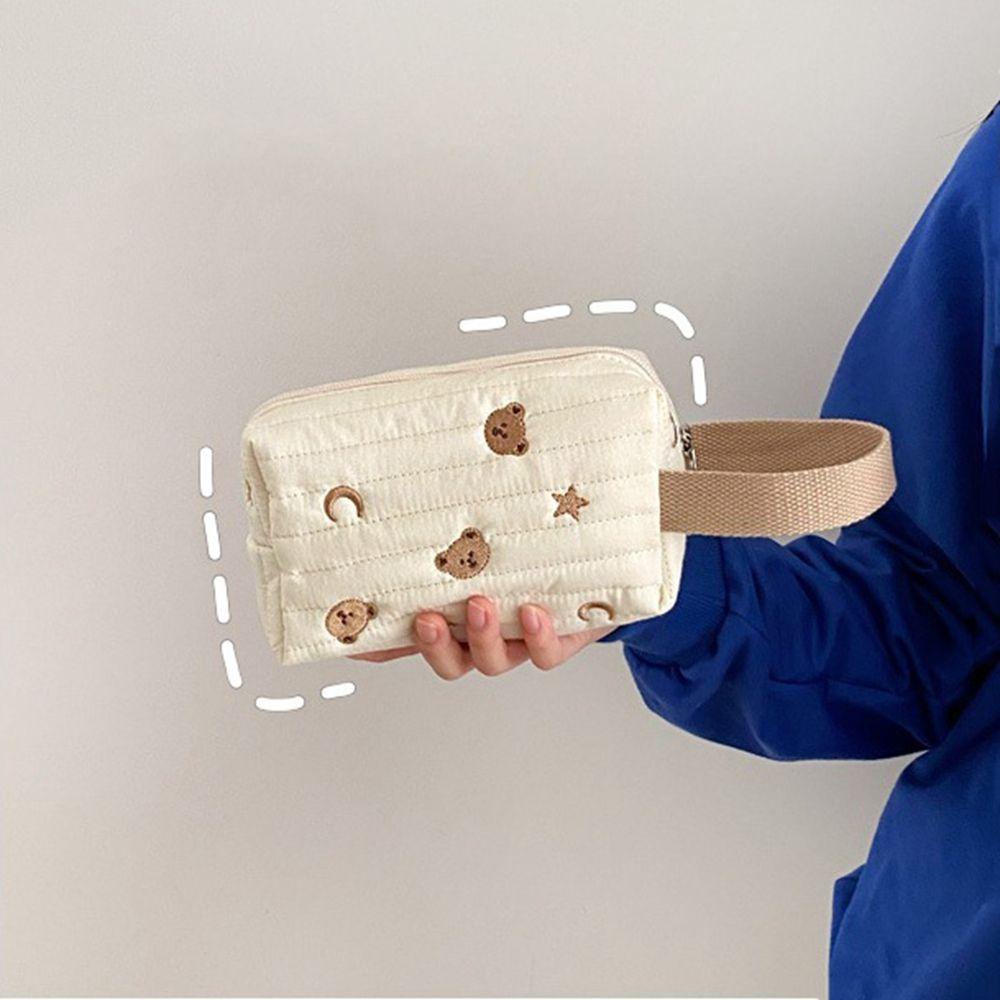 OCEANMAP Túi Đựng Mỹ Phẩm Son Môi / Đồ Trang Điểm Làm Đẹp Thời Trang Nhỏ Gọn Có Dây Đeo Cổ Tay Cho Nữ Sinh / Đi Du Lịch