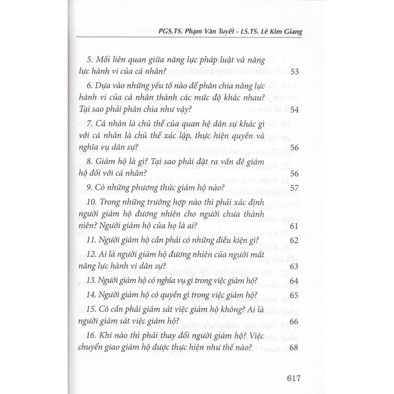 Sách - Câu Hỏi Thường Gặp Trong Lĩnh Vực Dân Sự