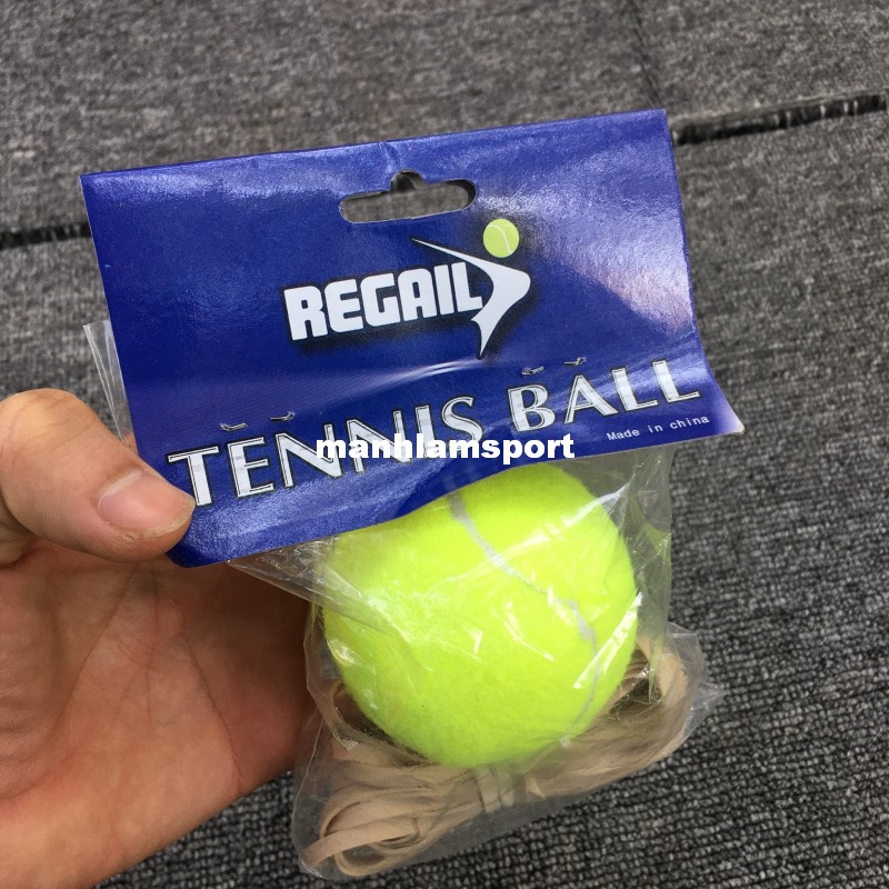Bóng tennis có dây co giãn luyện đánh tennis Regail bh1 năm