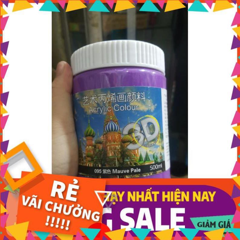 [ BÁN CHẠY ] [ Chính hãng ] MÀU VẼ ACRYLIC 3D NGOÀI TRỜI - 500ml