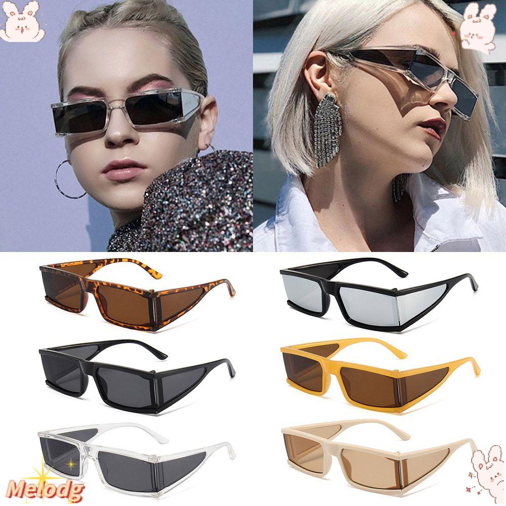 Kính Mát Nhỏ Chống Tia UV400 Phong Cách Punk Cho Nữ