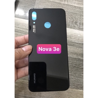Nắp lưng bằng kính Huawei Nova 3E / P20 lite - (có kính camera)