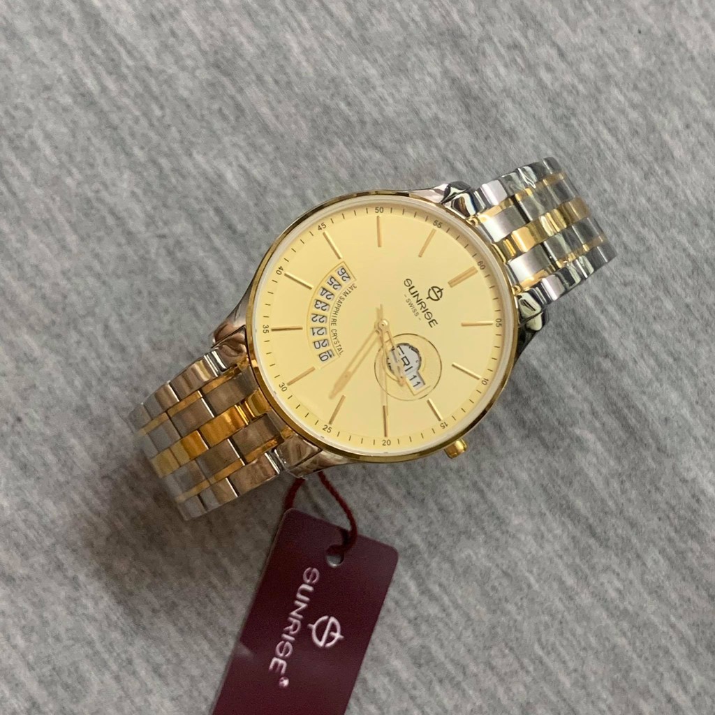 Đồng hồ Sunrise Nam chính hãng Nhật Bản M1127SG - kính saphire chống trầy - bảo hành