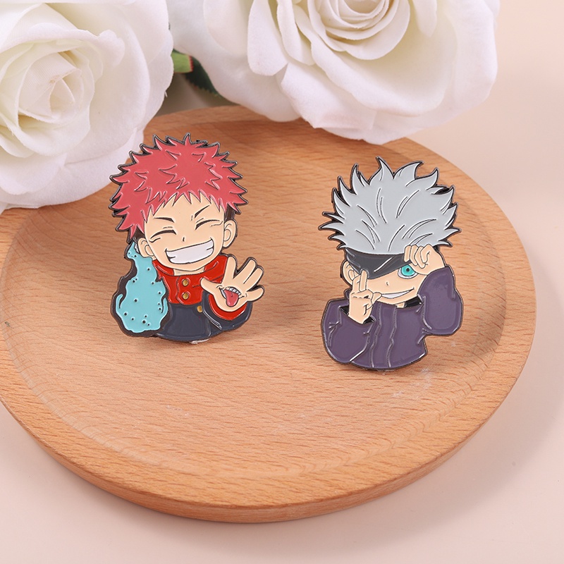 Ghim cài áo QIHE JEWELRY hình anime độc đáo cho bạn bè