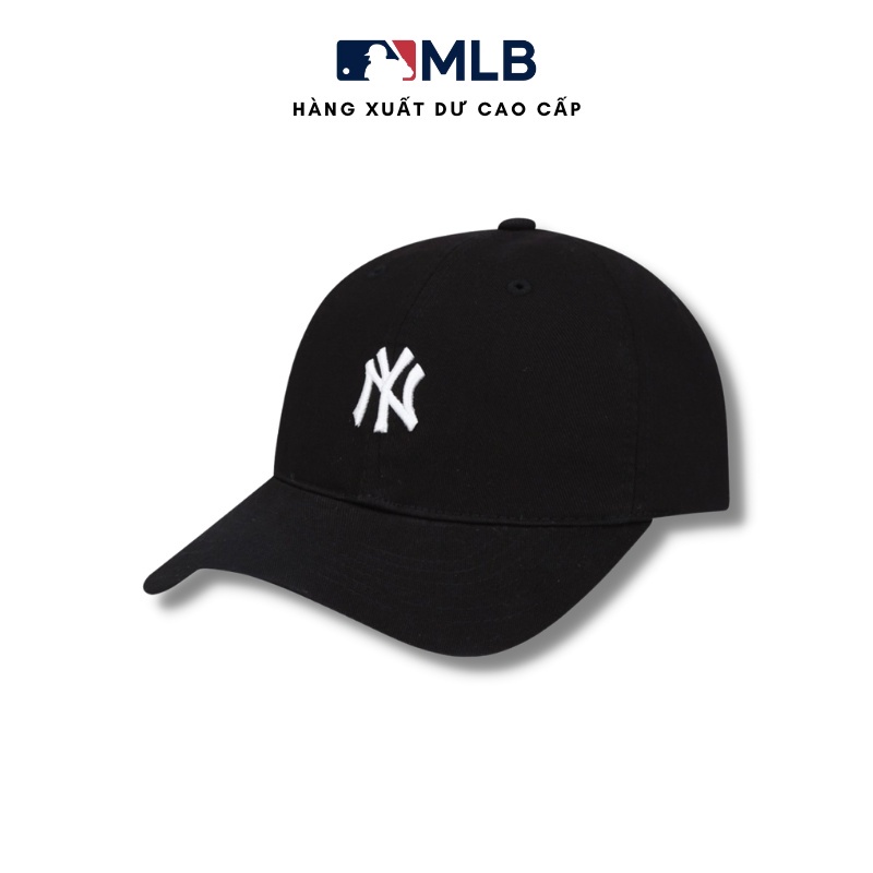 Mũ lưỡi trai MLB thêu chữ NY Hàng Cao Cấp Nhất phong cách Hàn Quốc