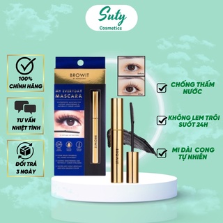 Mascara NongChat Browit Thái Lan làm dày, dài cong mi, chuyên dụng cho makeup