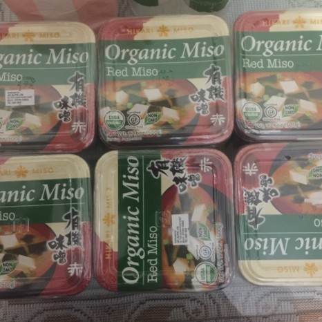 Miso hữu cơ đỏ của Nhật, hàng có sẵn.