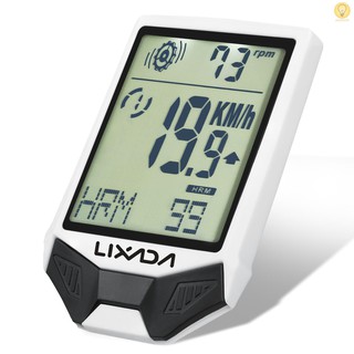 LT.D Cycling Wireless Computer with Heart Rate Sensor Multifunctional Rainproof Cycling Computer with Backlight LCD