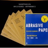 Giấy nhám nước ABRASIVE PAPER 280*230mm độ nhám 5000 đến 8000 (3 tờ )