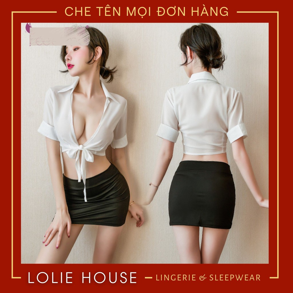 Cosplay thư ký cô giáo sexy - Đồ ngủ cosplay sexy gợi cảm LOLIE HOUSE - CP21 | BigBuy360 - bigbuy360.vn