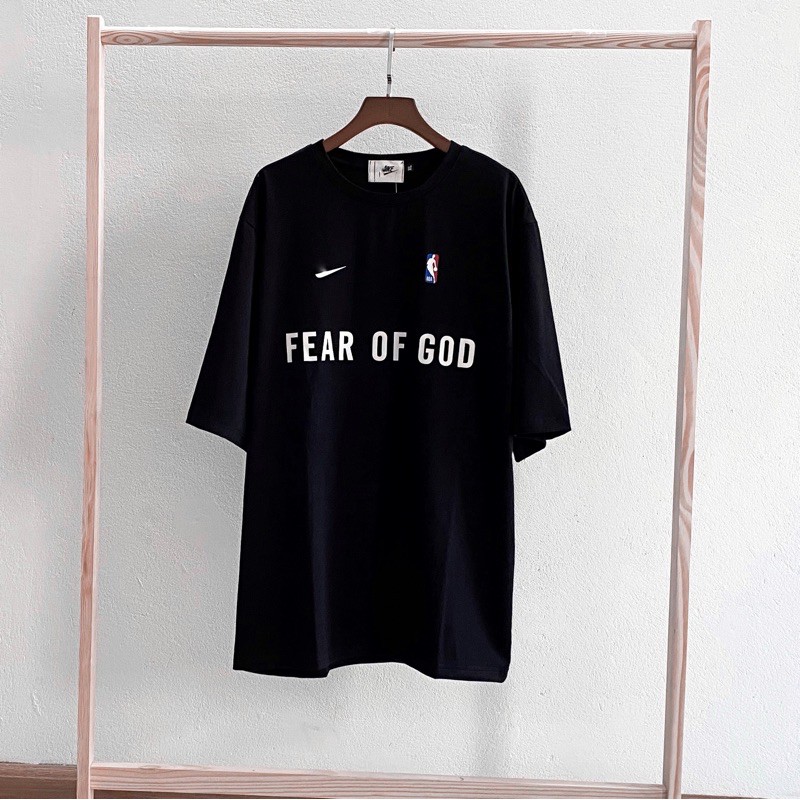 Fear Of God Áo Phông Tay Lỡ Màu Trắng Năng Động E2 - Mbug