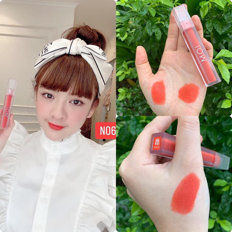 Son Kem Nhung Lì SGIRLS BY M.O.I Hồ Ngọc Hà Chính Hãng Chất Nhung Mịn Lâu Trôi Dưỡng Môi Mềm Mại 4g