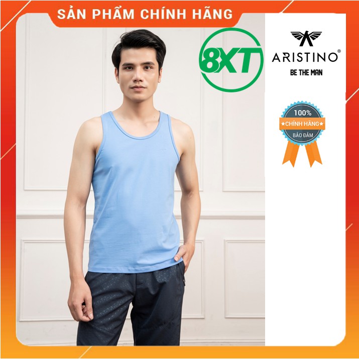 Áo tank top nam [ ARISTINO] từ sợi bông hữu cơ giúp áo mềm mại, xốp nhẹ, thấm hút tuyệt vời - ATTR05