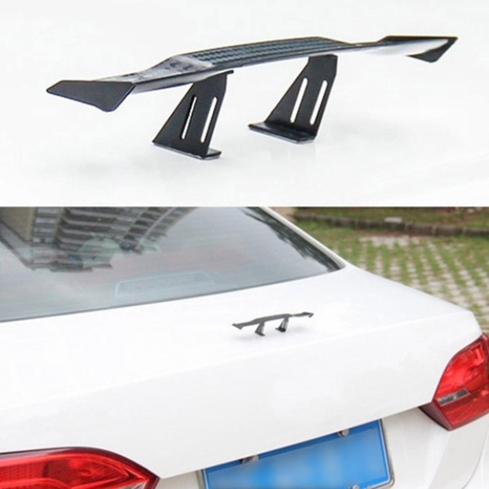 Cánh Gió Mini Bằng ABS Màu Đen Gắn Đuôi Xe Hơi