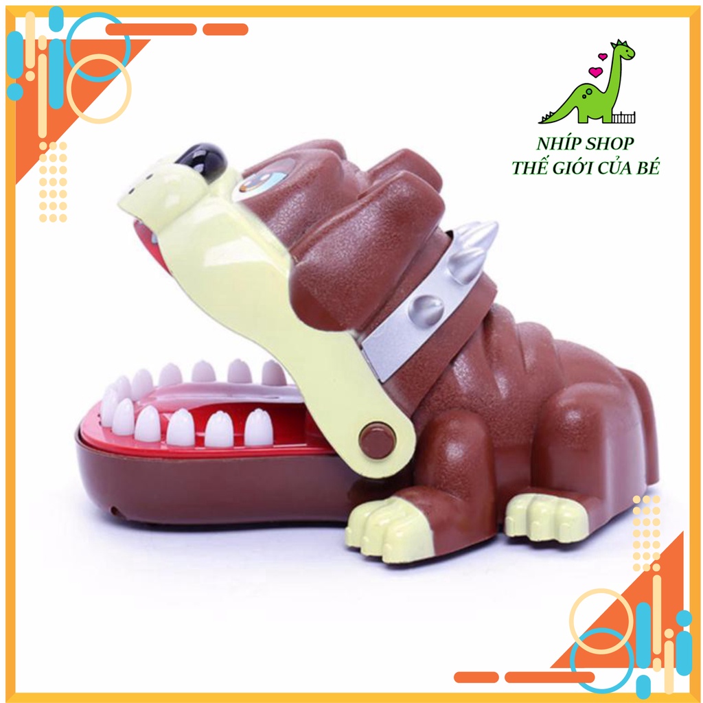 Đồ Chơi Khám Răng Chó Bull, KHám răng Cá Sấu Cỡ Lớn