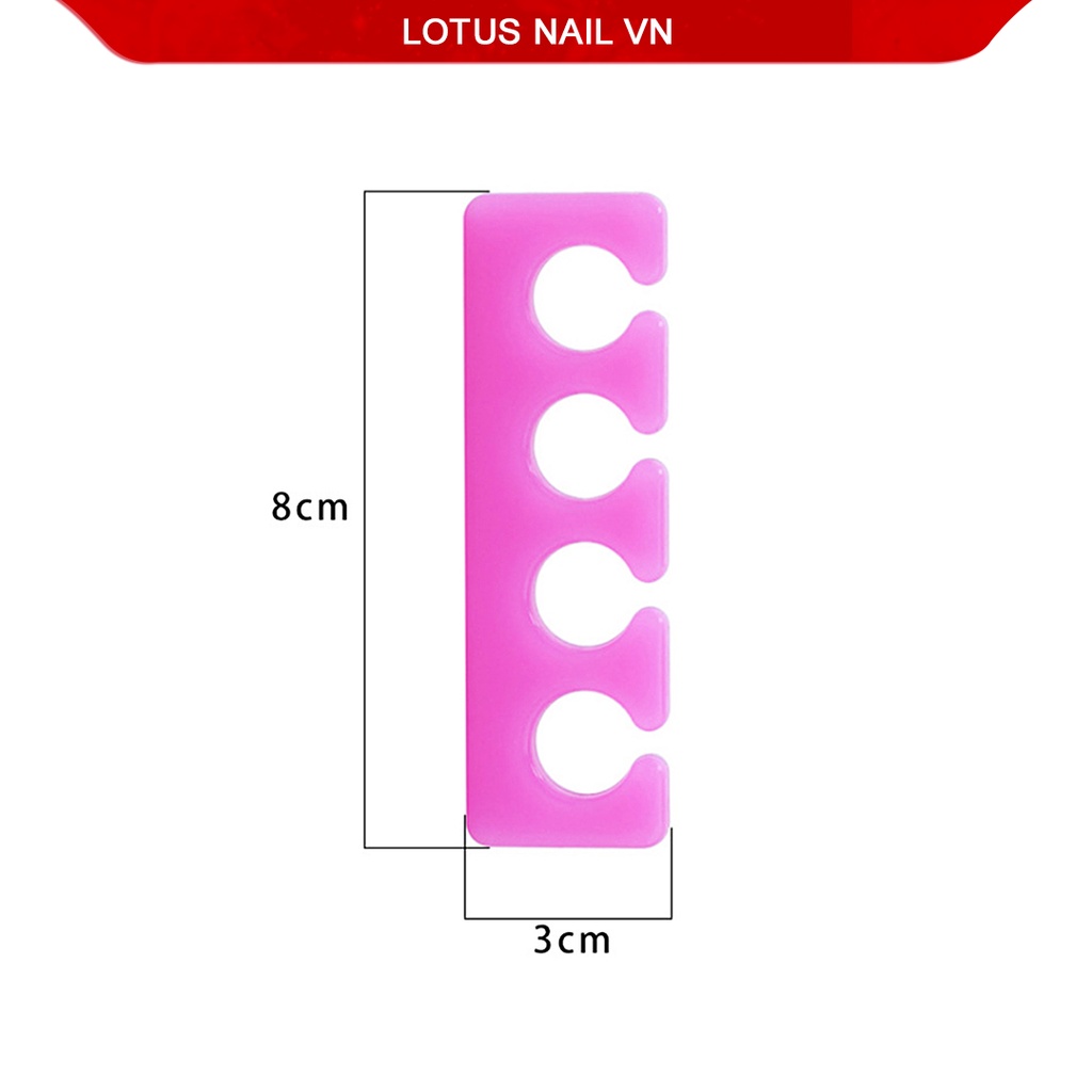 Tách ngón chân tay bằng cao su dẻo cao cấp bộ 2 cái