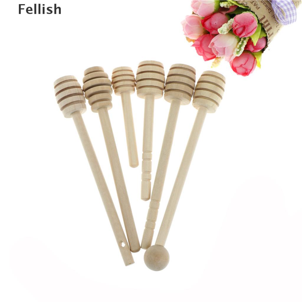 Muỗng Múc Mật Ong Bằng Gỗ Cán Dài 436vn