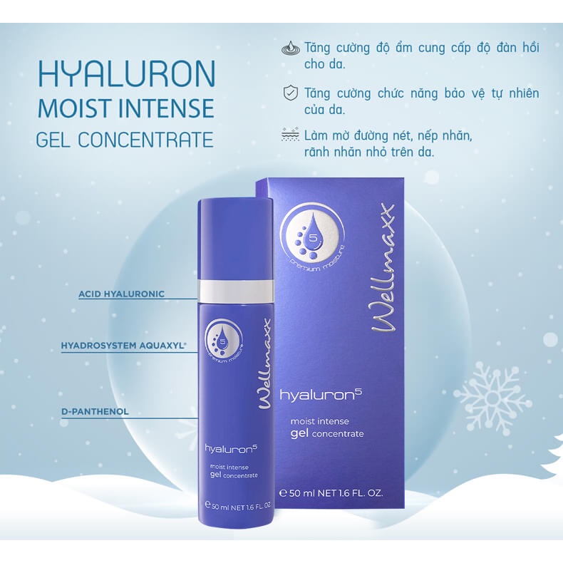 [HÀNG NHẬP KHẨU] Gel Phục Hồi Và Dưỡng Ẩm Wellmaxx Hyaluron Moist Intense Gel Concentrate Giảm Bong Tróc, Mịn Dịu Da