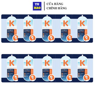 Hộp 10 Mặt nạ dưỡng ẩm cân bằng phục hồi da FOODAHOLIC DERMA AC CONTROL WITH VITAMIN K 23 gram/ mask